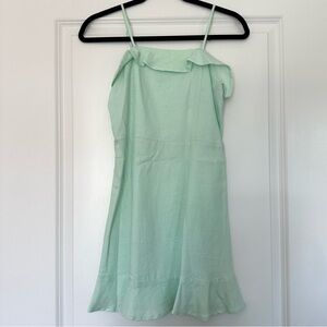 NWT! GB Girls (L) Mint Green Ruffle Mini Dress / Gianni Bini Girls Dillards
